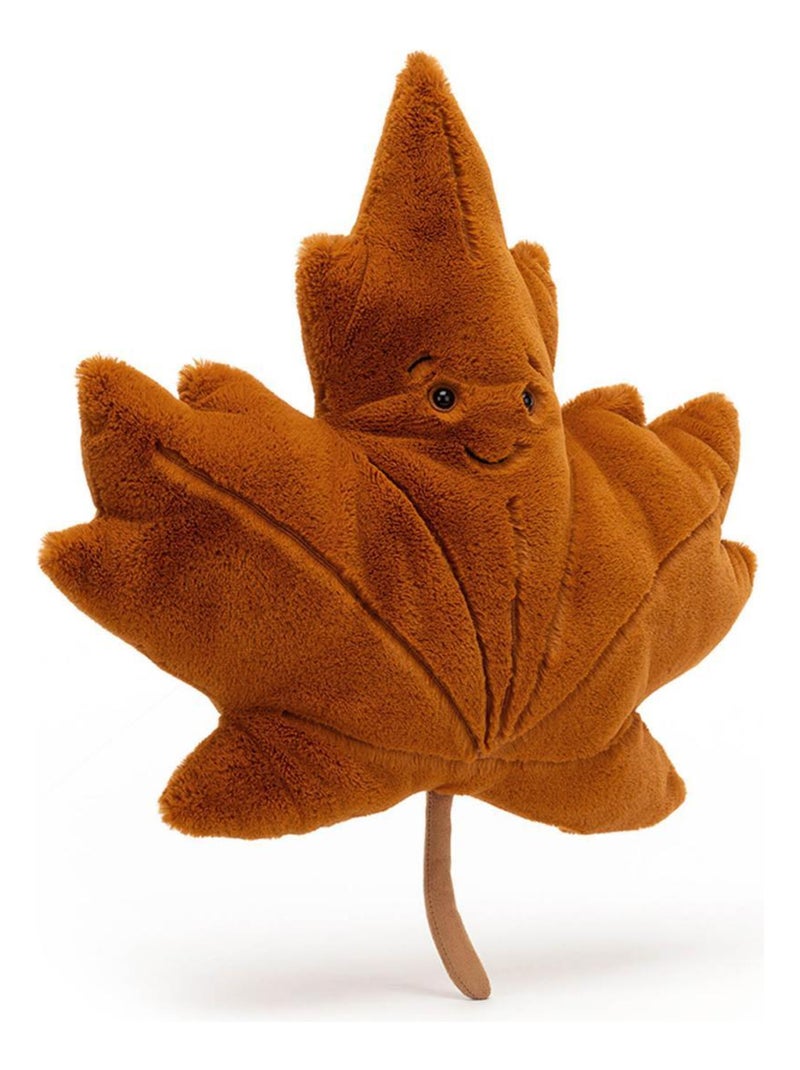 Peluche feuille dérable Woodland - l = 42 cm x H =43 cm Marron - Kiabi