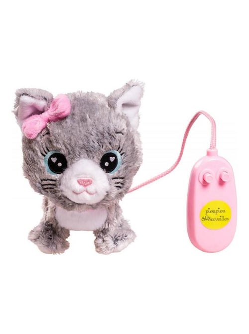 Peluche filoguidée chat -  Moustache marche avec moi - Kiabi