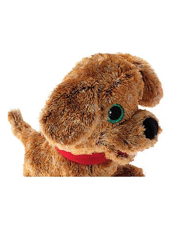Peluche filoguidée chien Noisette marche avec moi !