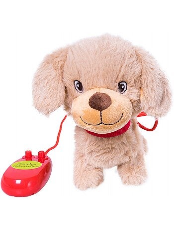 Peluche filoguidée chien Victor marche avec moi