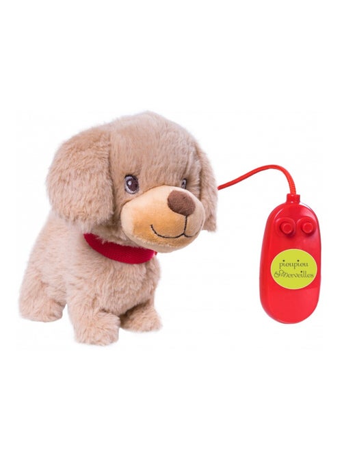 Peluche filoguidée chient Victor marche avec moi - Kiabi