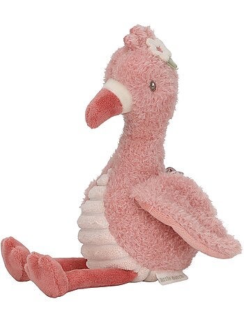 Peluche flamant rose safari friends