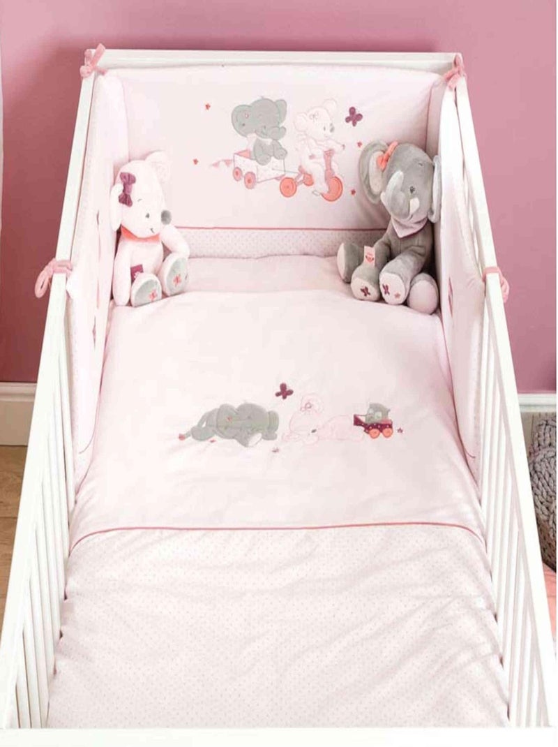 Peluche flatsie adèle l'éléphante grise Gris - Kiabi