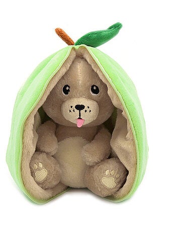 Peluche flipetz eléphant aubergine