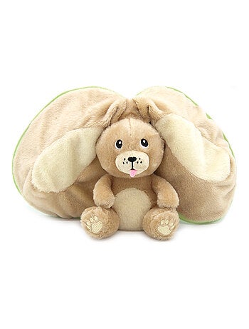 Peluche flipetz eléphant aubergine