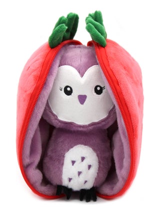 Peluche Flipetz Chouette Fraise