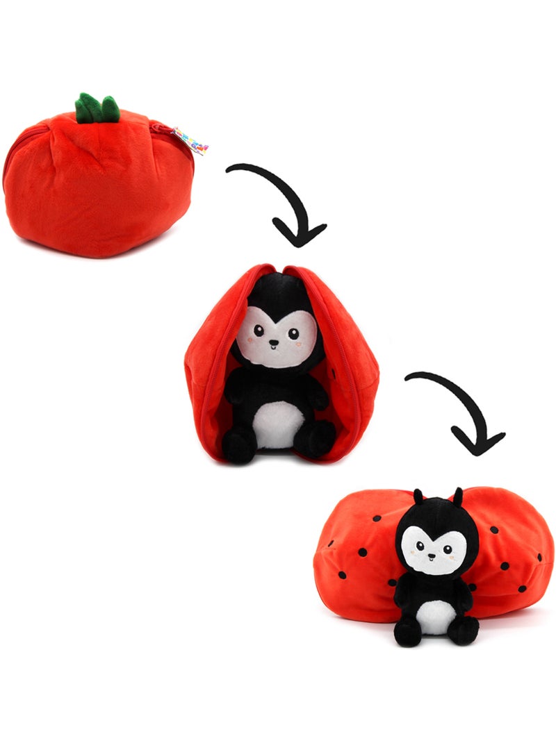 Peluche Flipetz Coccinelle Tomate Rouge - Kiabi