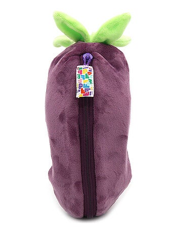 Peluche flipetz eléphant aubergine