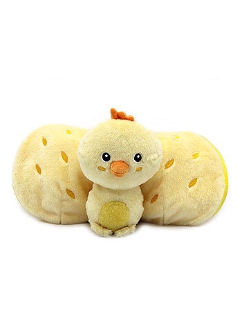 Peluche flipetz poussin ananas