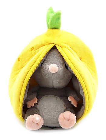 Peluche flipetz eléphant aubergine