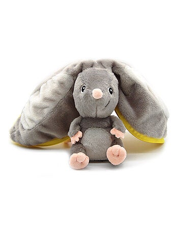 Peluche flipetz eléphant aubergine
