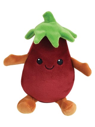 Peluche fruity's bean bag Aubergine - Hauteur 9 cm