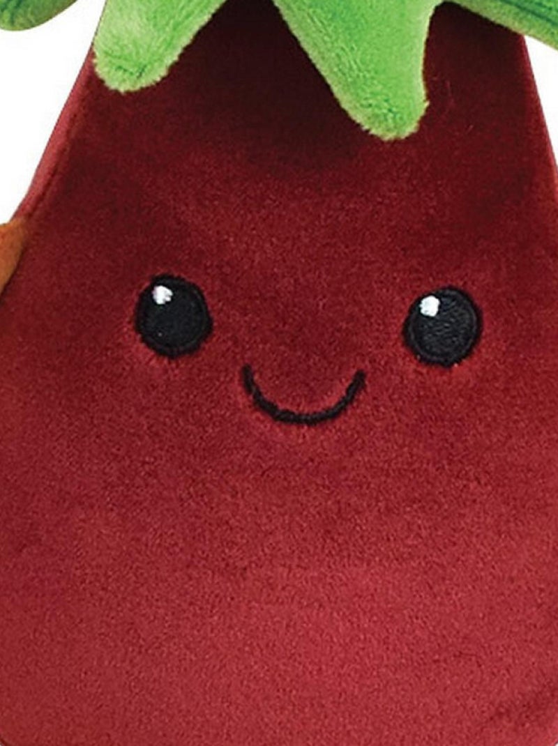 Peluche fruity's bean bag Aubergine - Hauteur 9 cm Multicolore - Kiabi