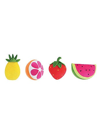 Peluche fruity's coussin Orange - Hauteur 35 cm