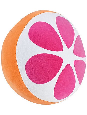 Peluche fruity's coussin Orange - Hauteur 35 cm