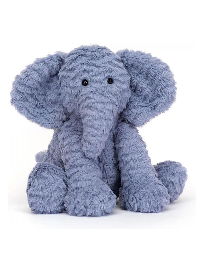 Peluche Fuddlewuddle Elephant Medium - L: 8 cm x l : 13 cm x H: 23 cm Blanc - Kiabi