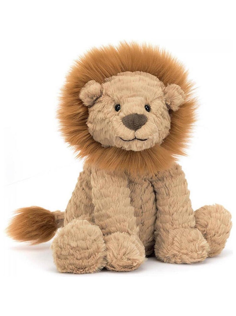 Peluche Fuddlewuddle Lion Medium - L: 8 cm x l : 13 cm x H: 23 cm Blanc - Kiabi