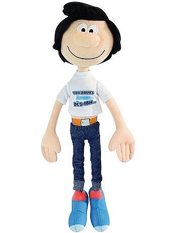 Peluche gaston lagaffe - lot de 3 - messages - 30 cm - jemini