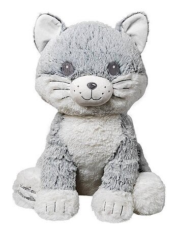 Peluche géante Chat Moustache - Made in France