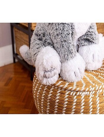 Peluche géante Chat Moustache - Made in France