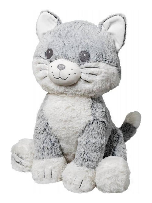 Peluche géante Chat Moustache - Made in France - Kiabi