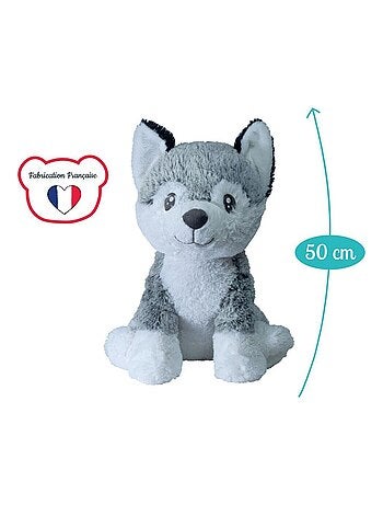 Peluche géante Chien Husky Kodi - Made in France