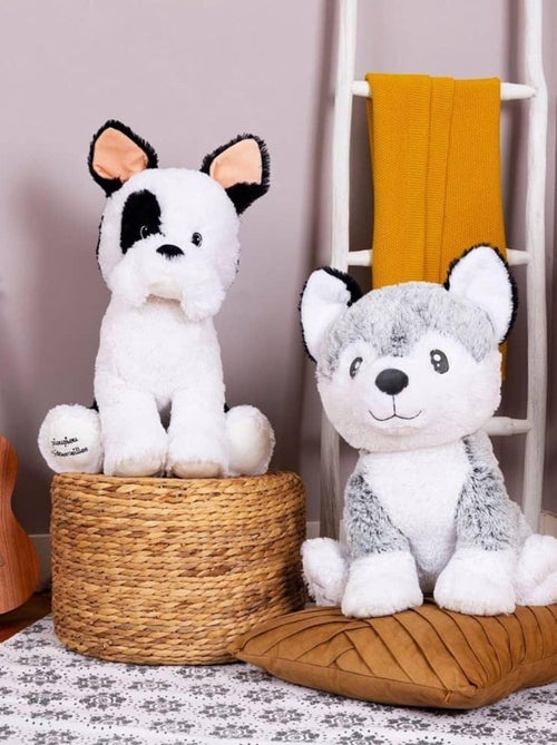 Peluche géante Chien Husky Kodi - Made in France - Kiabi