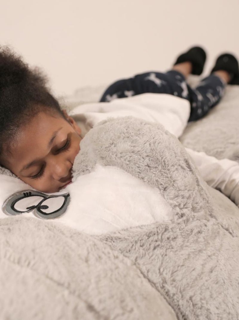 Peluche Géante Crocodile 300 cm - Câlins Réconfortants - Bananair Gris - Kiabi