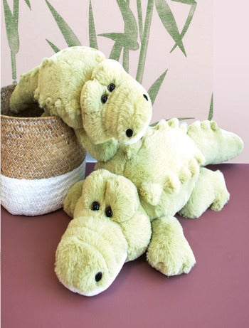 Peluche géante Crocodile Croco'Doux La savane (120 cm)