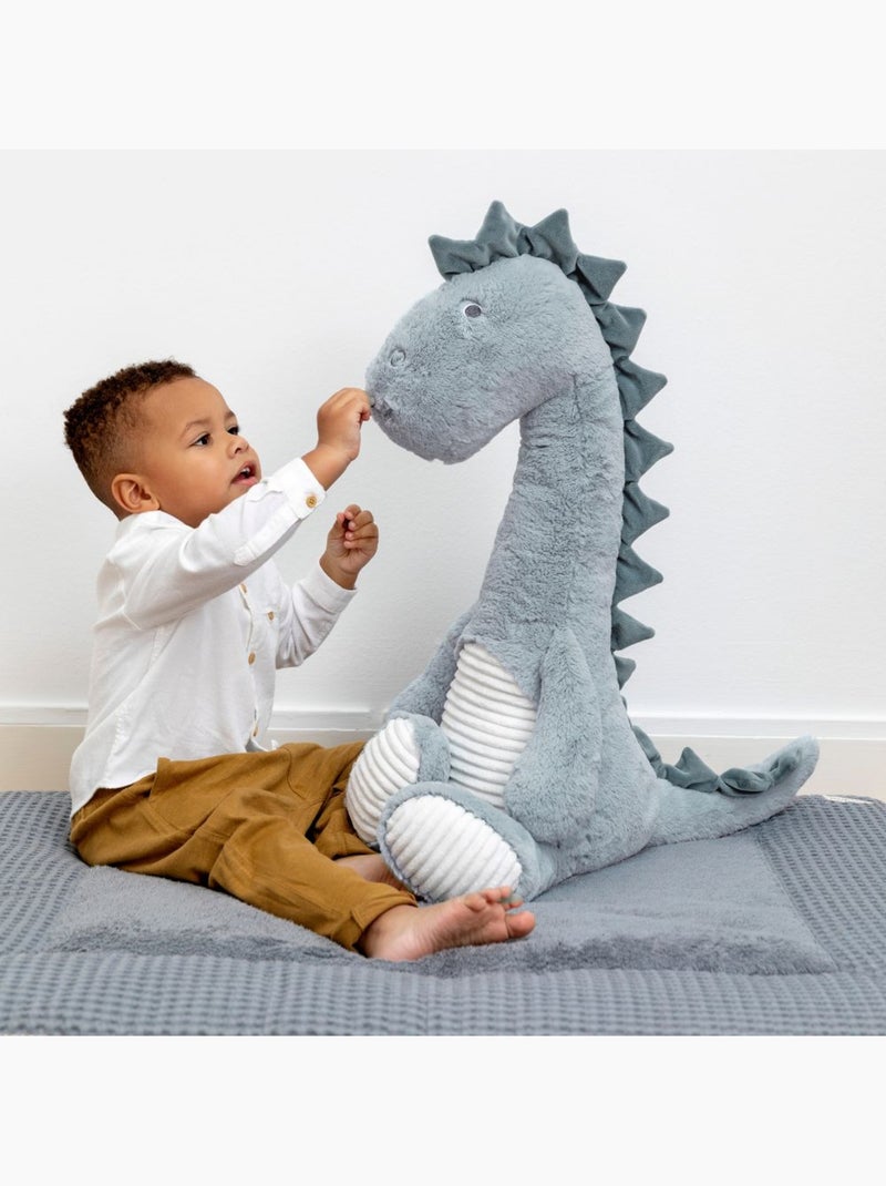 Peluche géante Dino Don (80 cm) Bleu - Kiabi