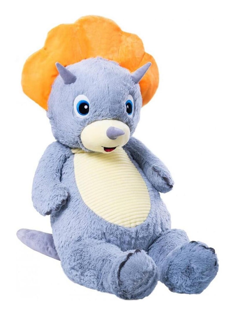 Peluche géante Dinosaure Keops - Made in France Bleu - Kiabi
