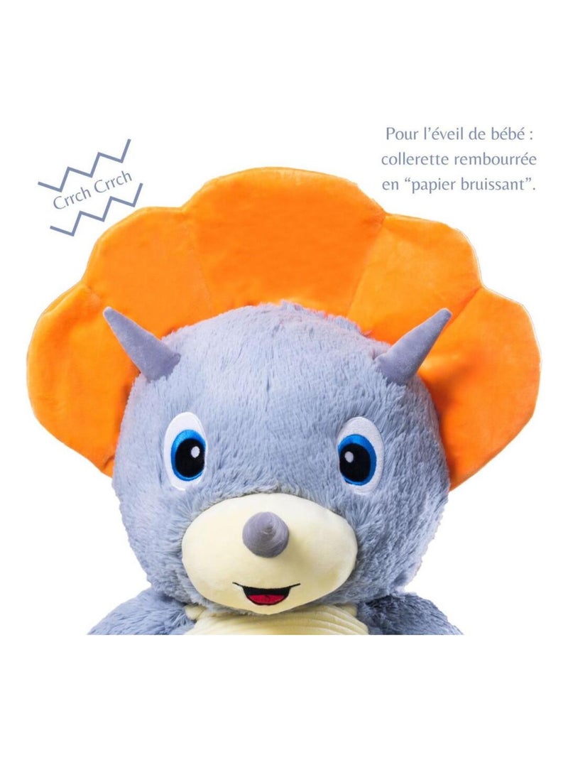 Peluche géante Dinosaure Keops - Made in France Bleu - Kiabi