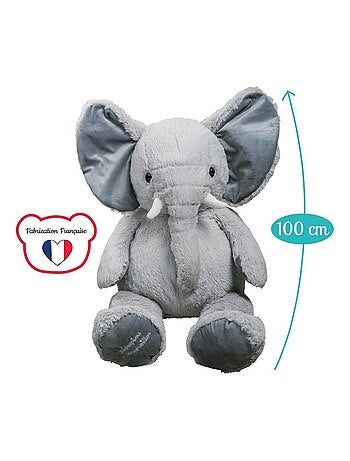 Peluche géante Eléphant Jojo - Made in France