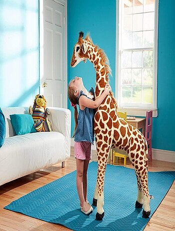 Peluche géante girafe