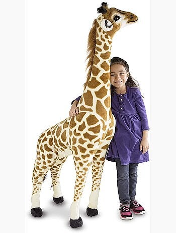 Peluche géante girafe