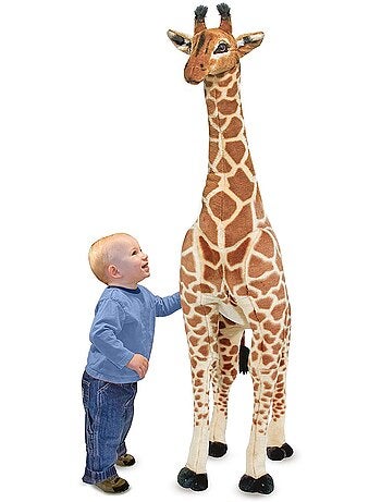 Peluche géante girafe