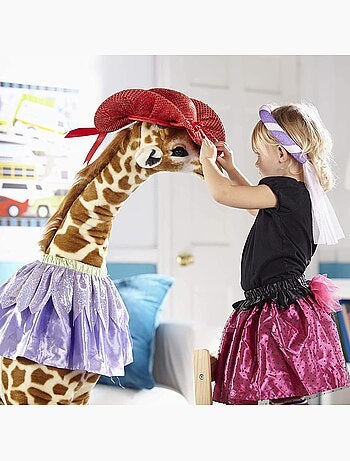 Peluche géante girafe