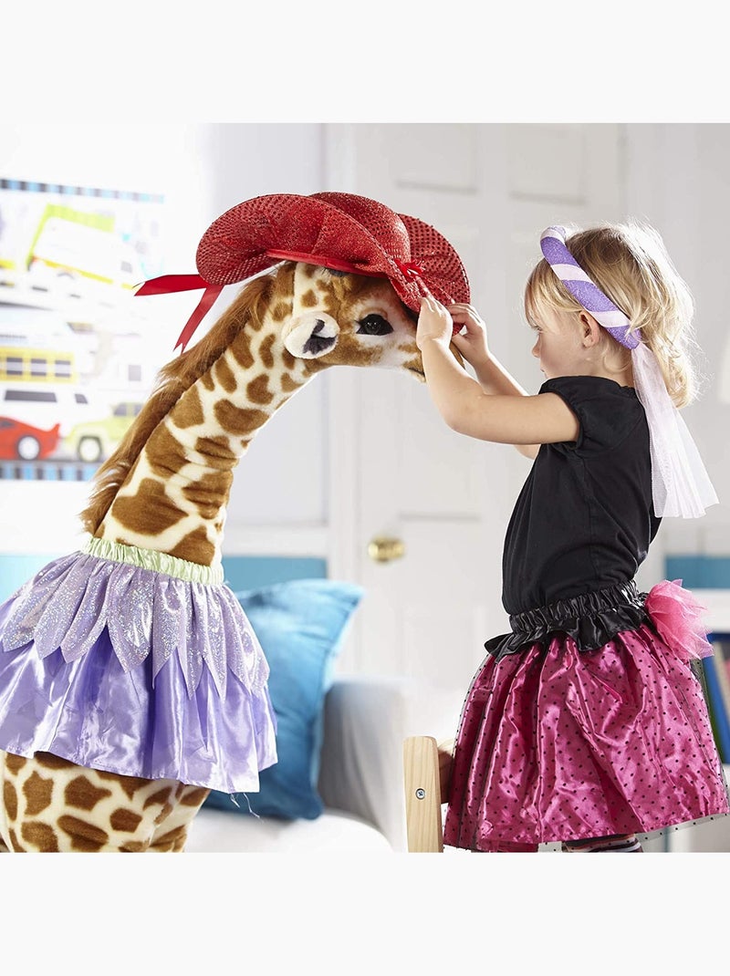 Peluche géante Girafe Marron - Kiabi