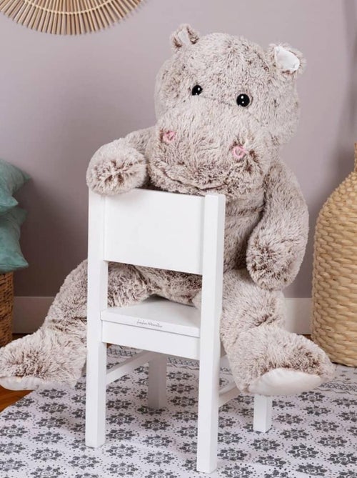 Peluche géante hippo Léo - Made in France - Kiabi