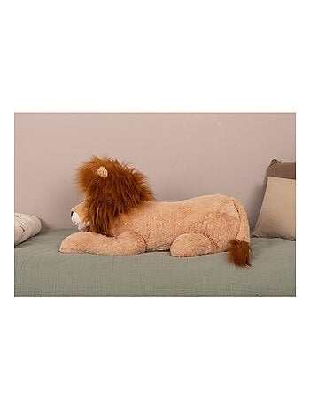 Peluche géante Léon le Lion allongé 100cm - Made In France