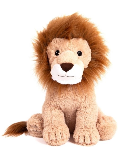 Peluche géante Léon le Lion assis 50cm - Made In France - Kiabi