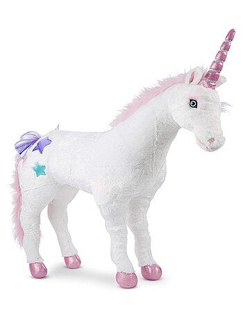 Peluche géante Licorne