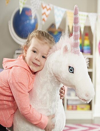Peluche géante Licorne