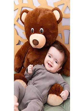 Peluche géante Ours Augustin - Made in France