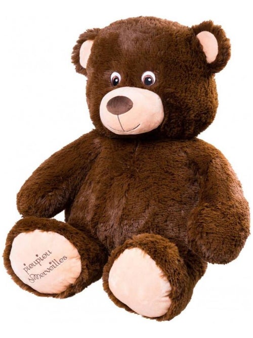 Peluche géante Ours Augustin - Made in France - Kiabi