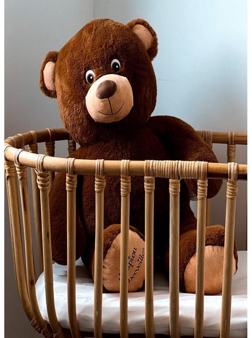 Peluche géante Ours Augustin - Made in France - Kiabi