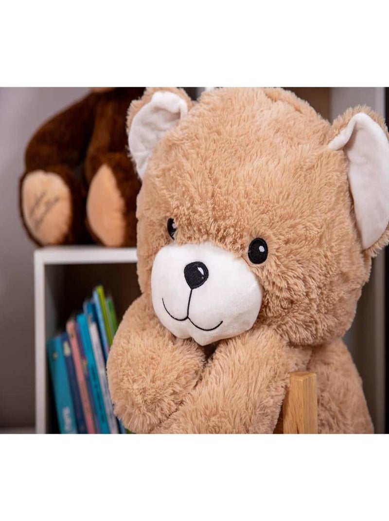 Peluche géante Ours Gaston - Made in France Beige - Kiabi