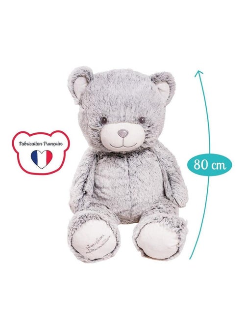 Peluche géante Ours Gaston - Made in France - Kiabi