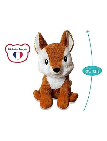Peluche géante Renard Gaspard - Made in France