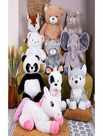 Peluche géante Renard Gaspard - Made in France